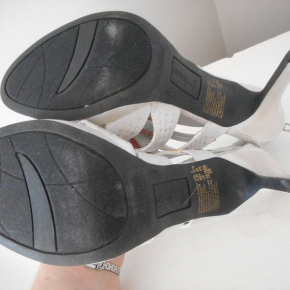 Rhinestone Sz 6 M 4" heel strappy stiletto pump - Picture 8 of 8